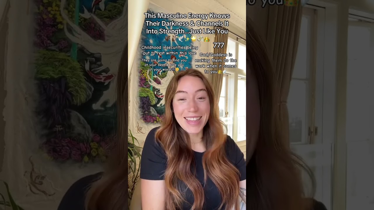 This masculine energy knows their darkness & channels it ✨🌟… Channeled Angel Message