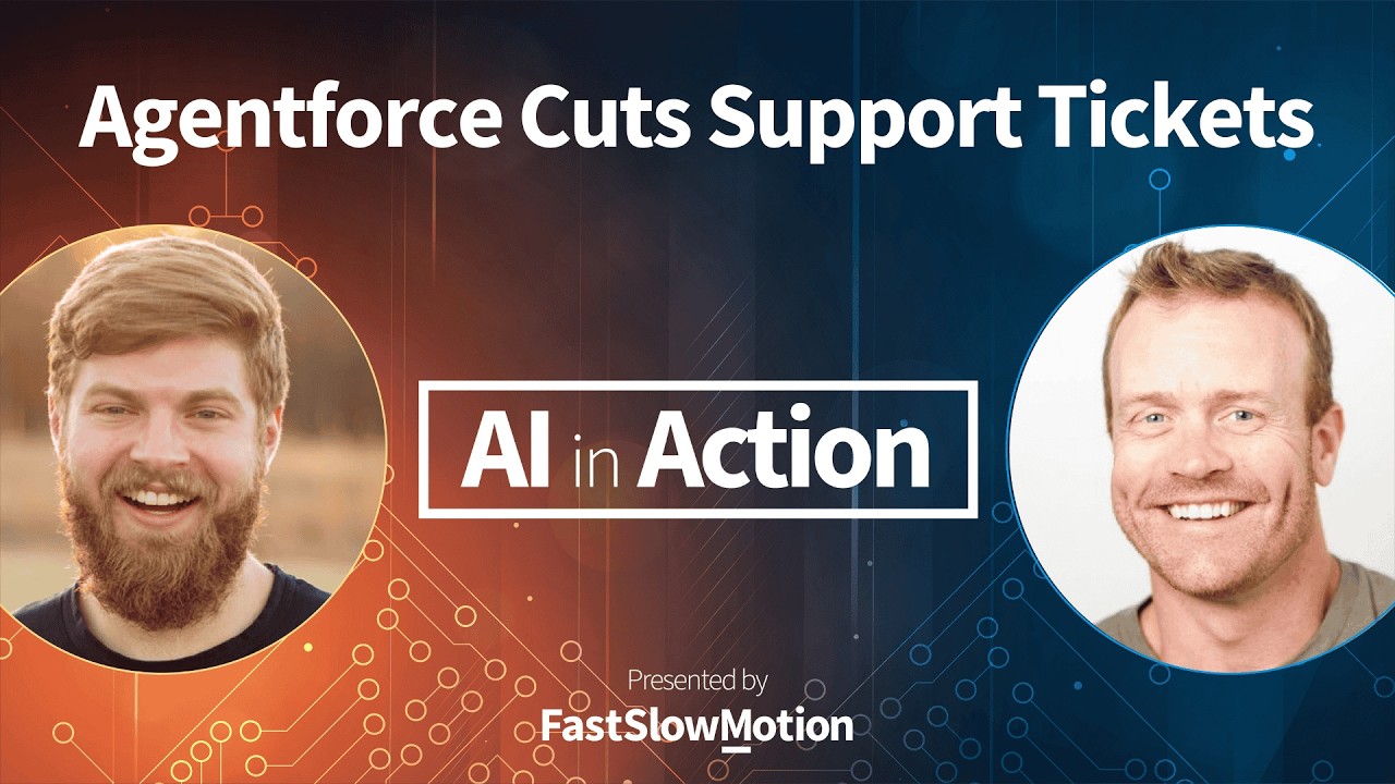 How One Company Cut Support Tickets With Agentforce AI