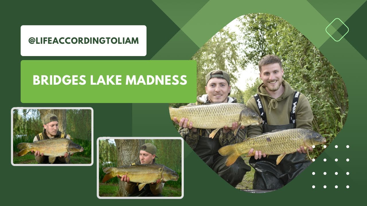 2024 Social Spring Carp Fishing - 1 Week at Monk Lakes