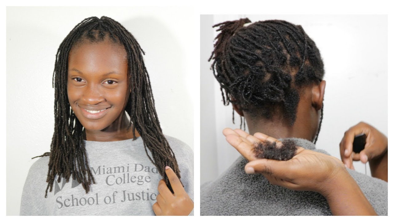 Combing out my daughter's 7 years old Locs/ PART 1