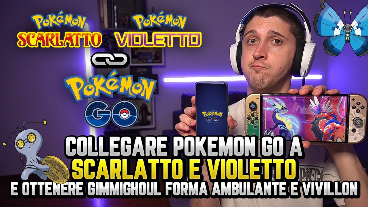 COME COLLEGARE POKEMON GO A SCARLATTO E VIOLETTO e ottenere Gimmighoul forma ambulante