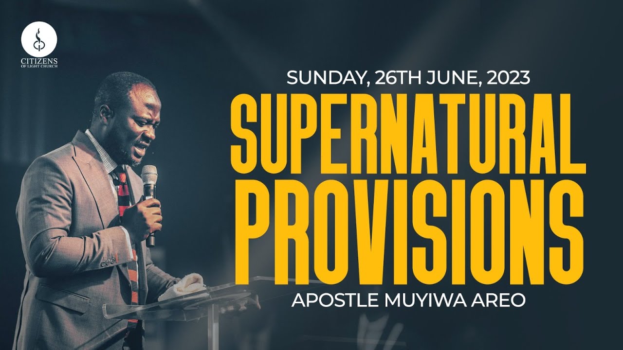 Atmosphere for Miracles | Supernatural Provision | Apostle Muyiwa Areo
