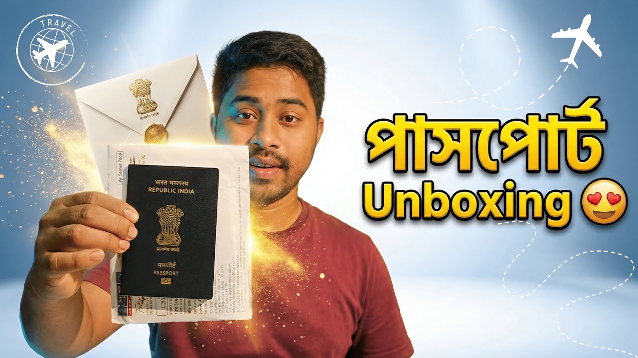 অবশেষে Passport পেলাম 😍 Unboxing + Full Details | কেমন আসে? কি কি দেয়? #passport