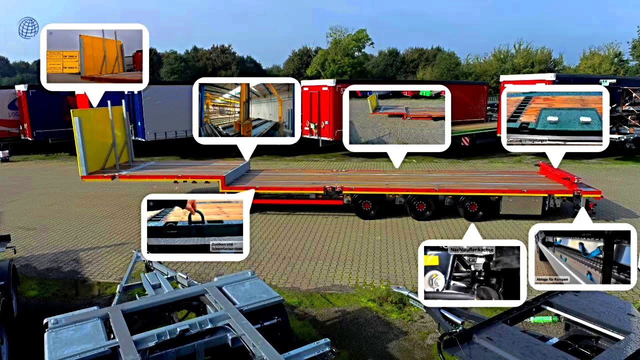 WEB TRAILER Stufensattelauflieger im Detail
