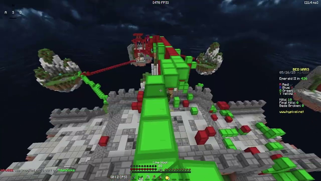 Kryptoke и Zolkers против Dewier и EREEN | Рейтинговая ставка Bedwars 4 на 4 (безумная игра)