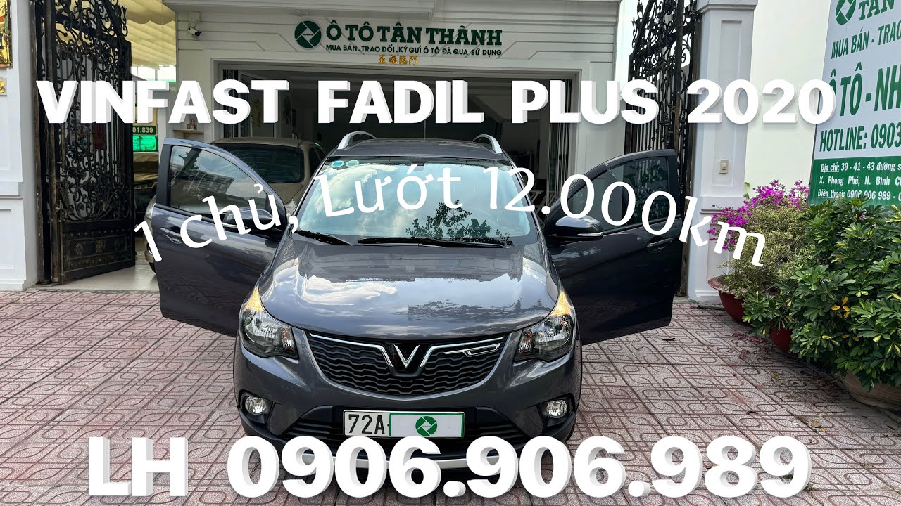 Vinfast Fadil Plus 1.4AT 12/2020, sản xuất 2020, số tự động, odo chuẩn lướt 12.000km