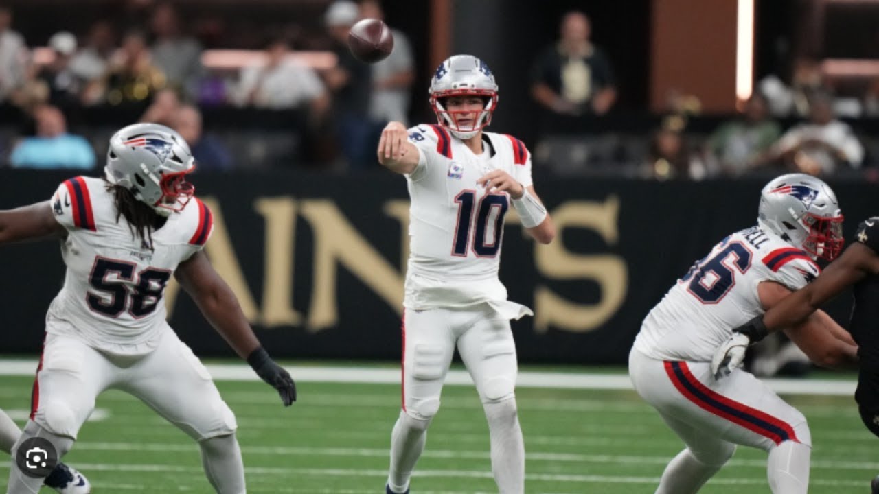 Дрейк Мэй, неделя 6, каждый дроп-бэк, пас и забег, New England Patriots против New Orleans Saints...