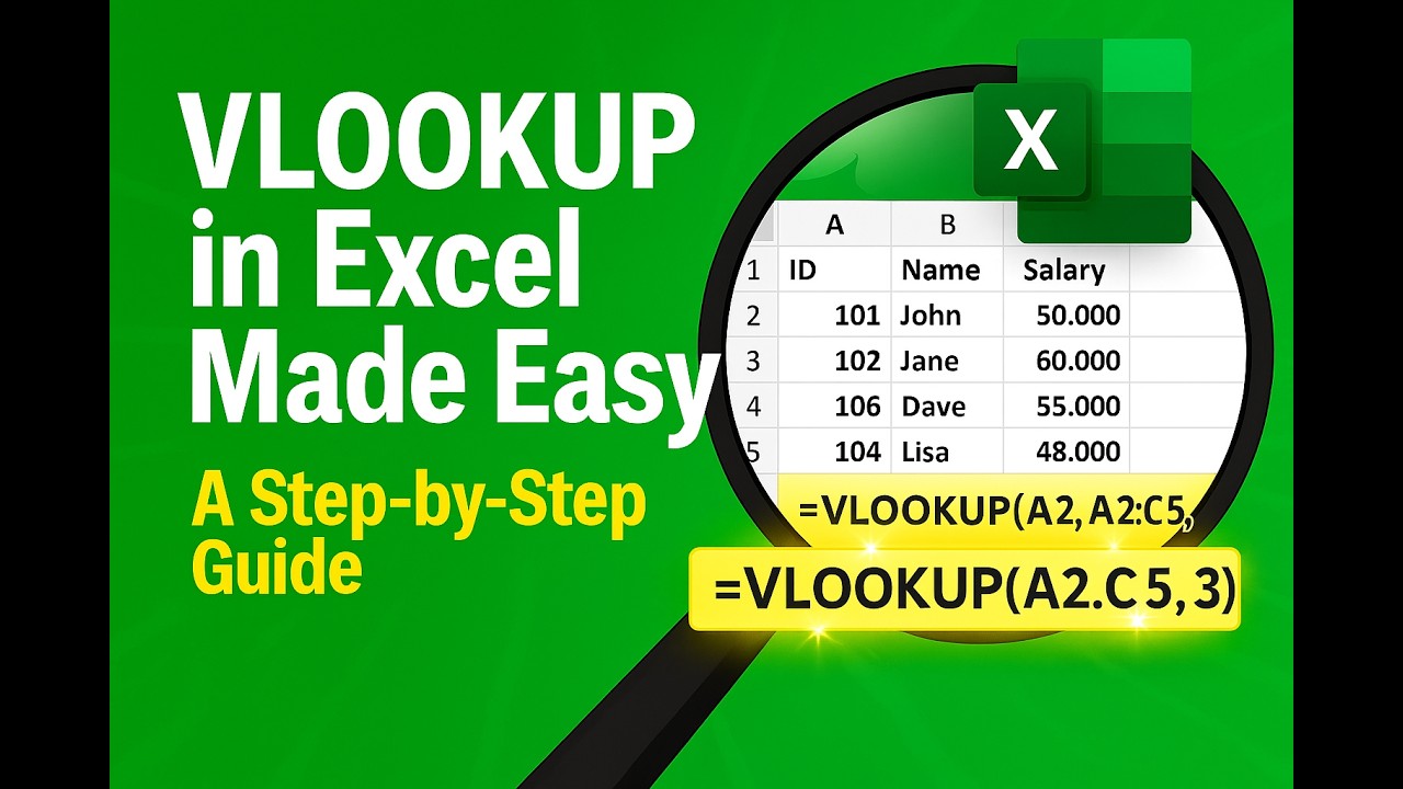VLOOKUP in Excel Made Easy: A Step-by-Step Guide