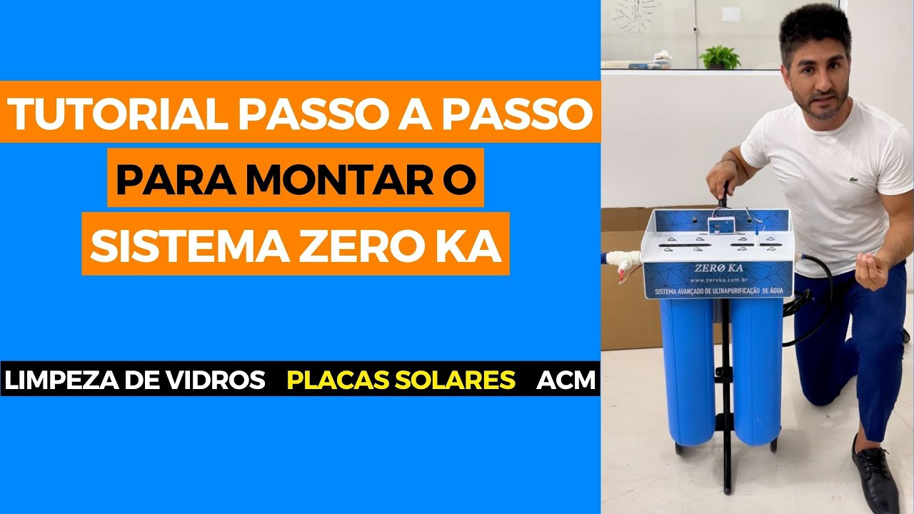 Água Desmineralizada Zero Ka para Limpeza de Vidros & Limpeza de Placa Solar & Limpeza de ACM