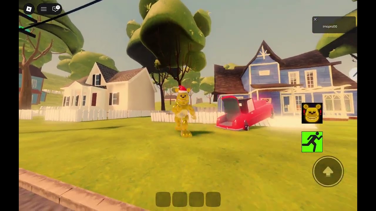 Roblox hello neighbor fredbear modu (çok korkunç)