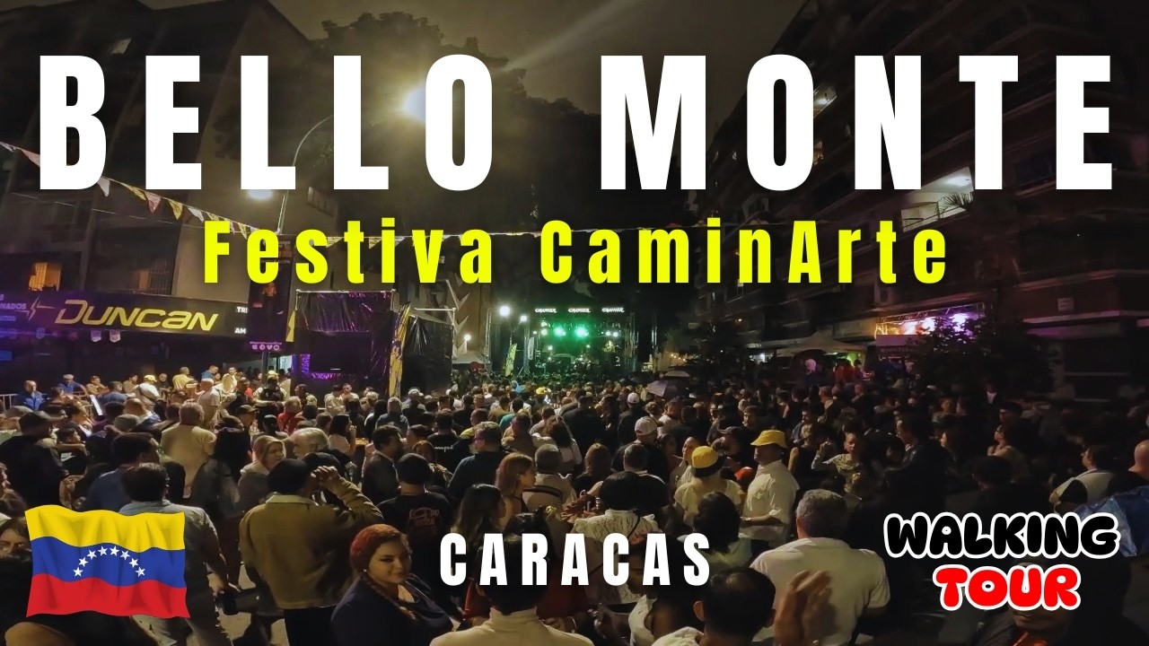 🇻🇪 Фестиваль BELLO MONTE CaminArte | Пешеходная экскурсия | Каракас, Венесуэла