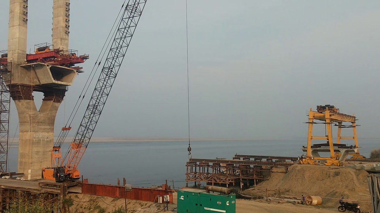 Cable stay extradosed bridge Ballia, DSI-Bridgecon