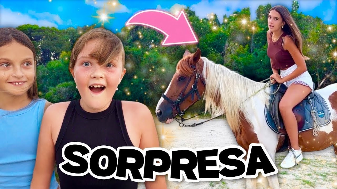 Facciamo una SORPRESA alla Migliore Amica di Ludo la Portiamo a CAVALLO per la PRIMA VOLTA Emozionan