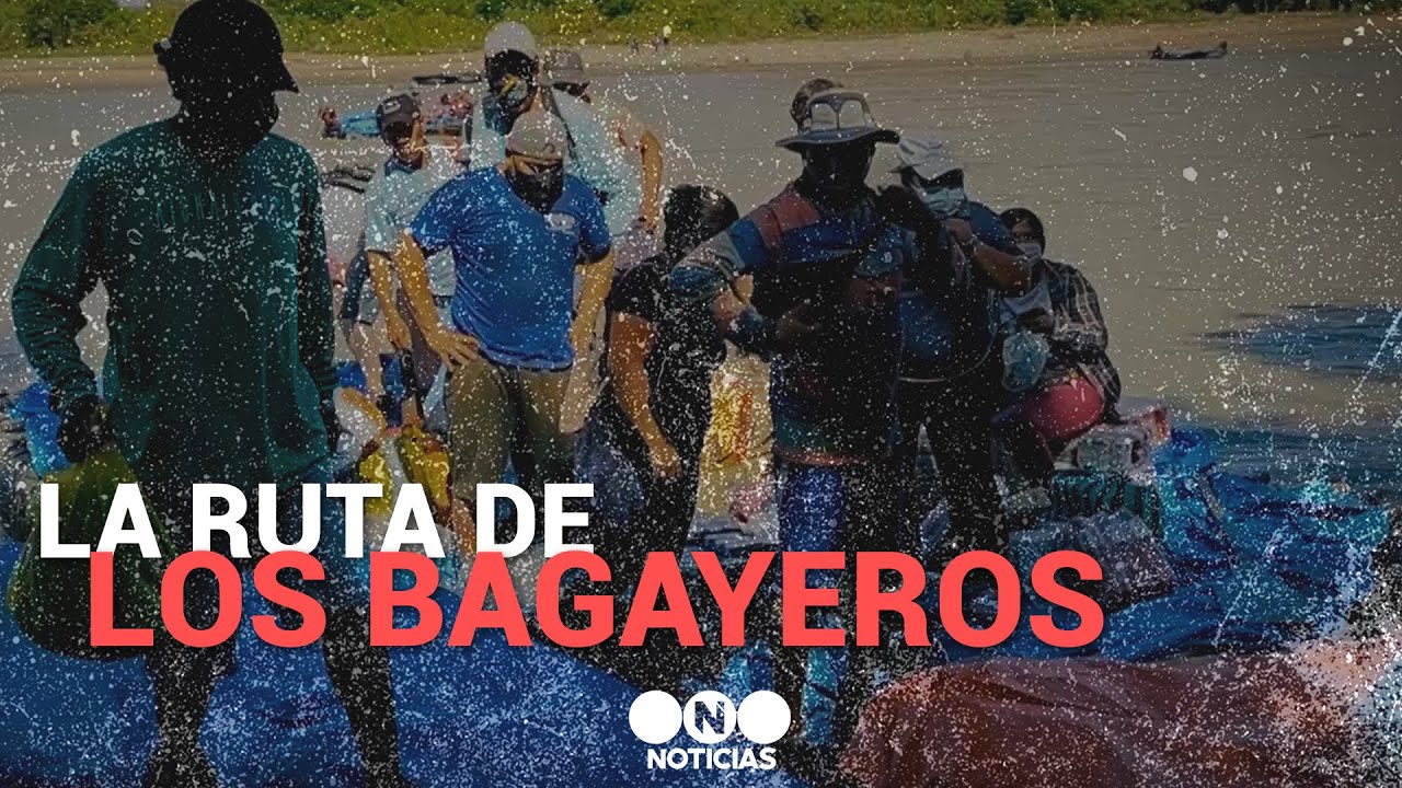 ASÍ CRUZAN LOS BAGAYEROS EL RÍO BERMEJO para COMPRAR PRODUCTOS en BOLIVIA - Telefe Noticias