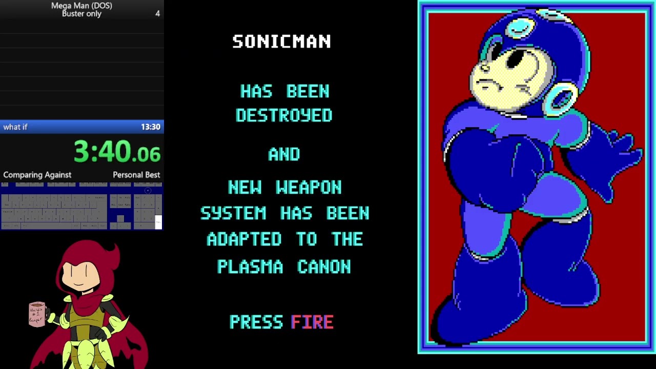 Mega Man (DOS), Buster Only in 10:49 by davidtki