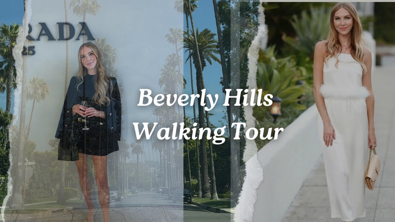 Rodeo Drive Beverly Hills Walking Tour (What people are wearing, Exotic Cars, Luxury Stores)
