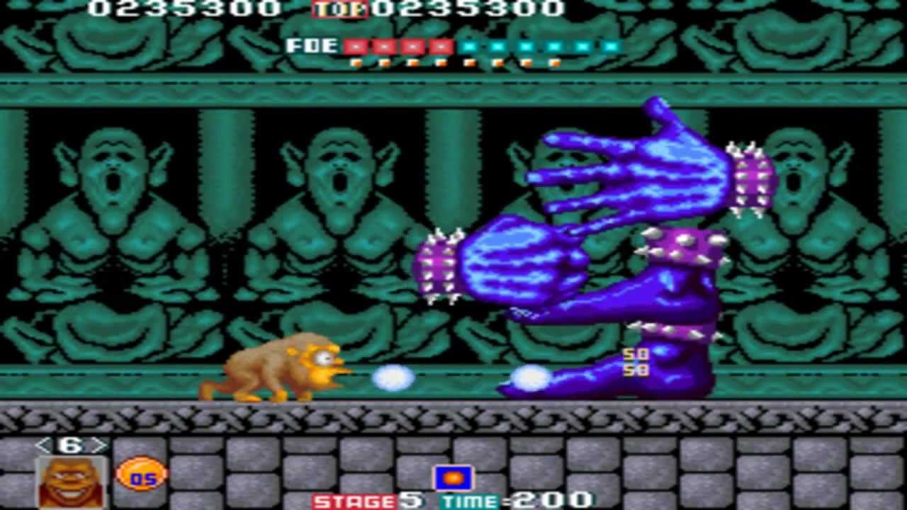 Toki Completed 1 Coin No Miss Hardest Arcade