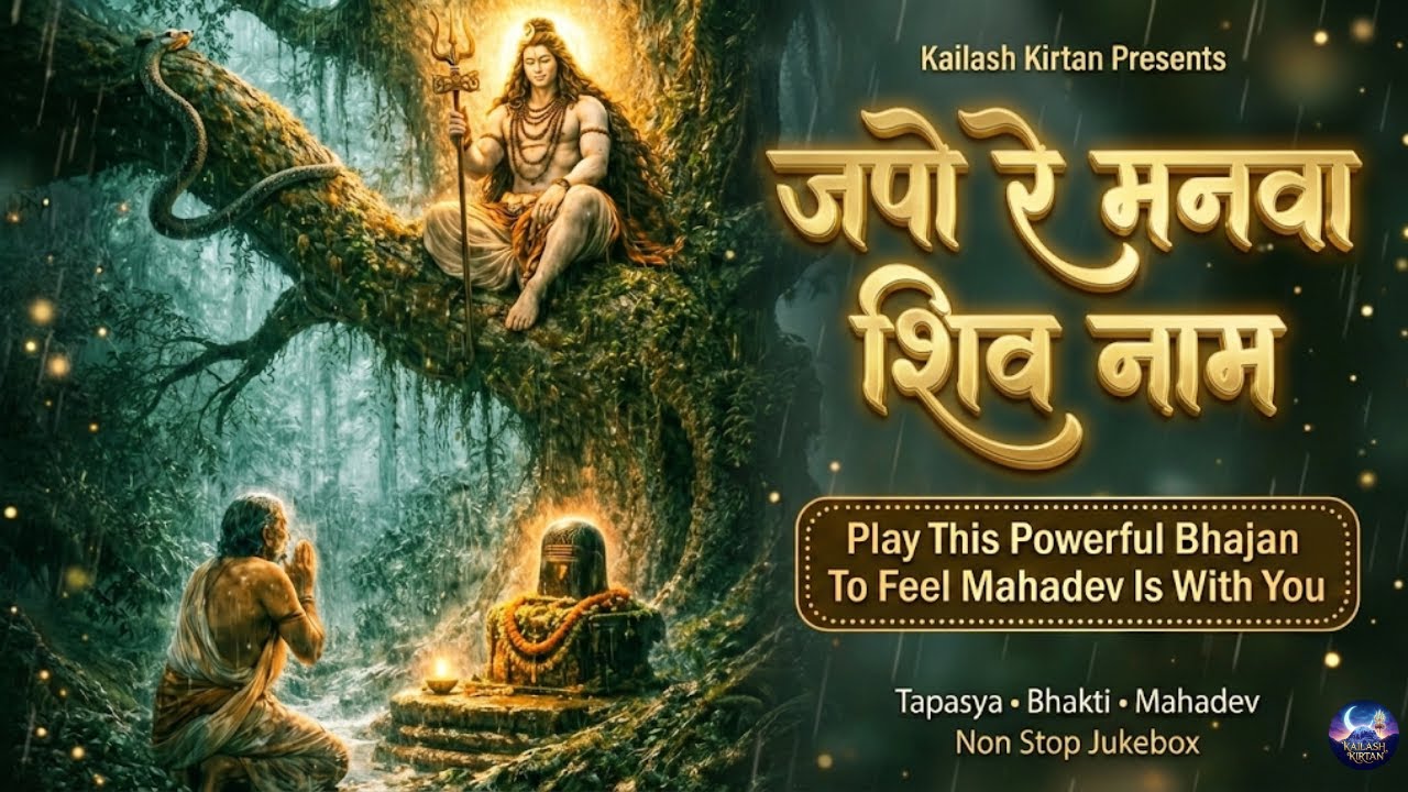 जपो रे मनवा 🌿 Japo Re Manwa Shiv Naam | Play This For Deep Peace & Tapasya #shivbhajan #shiv