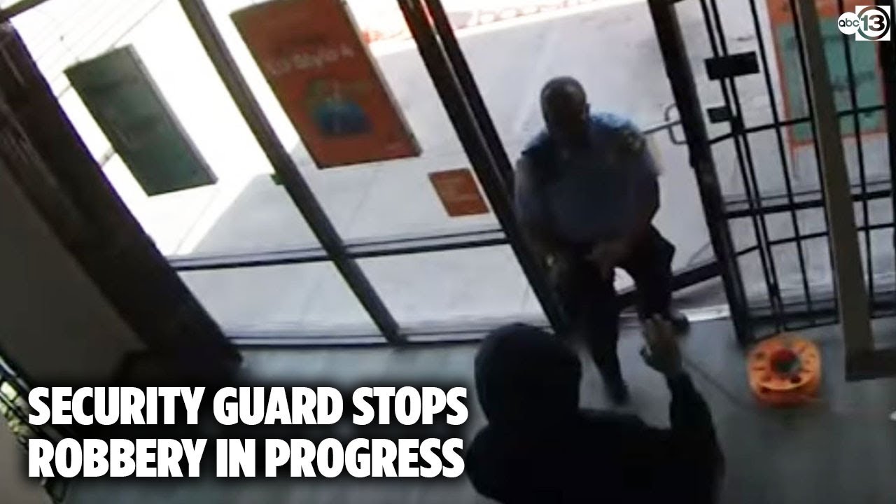 HERO security guard stops robbery in progress