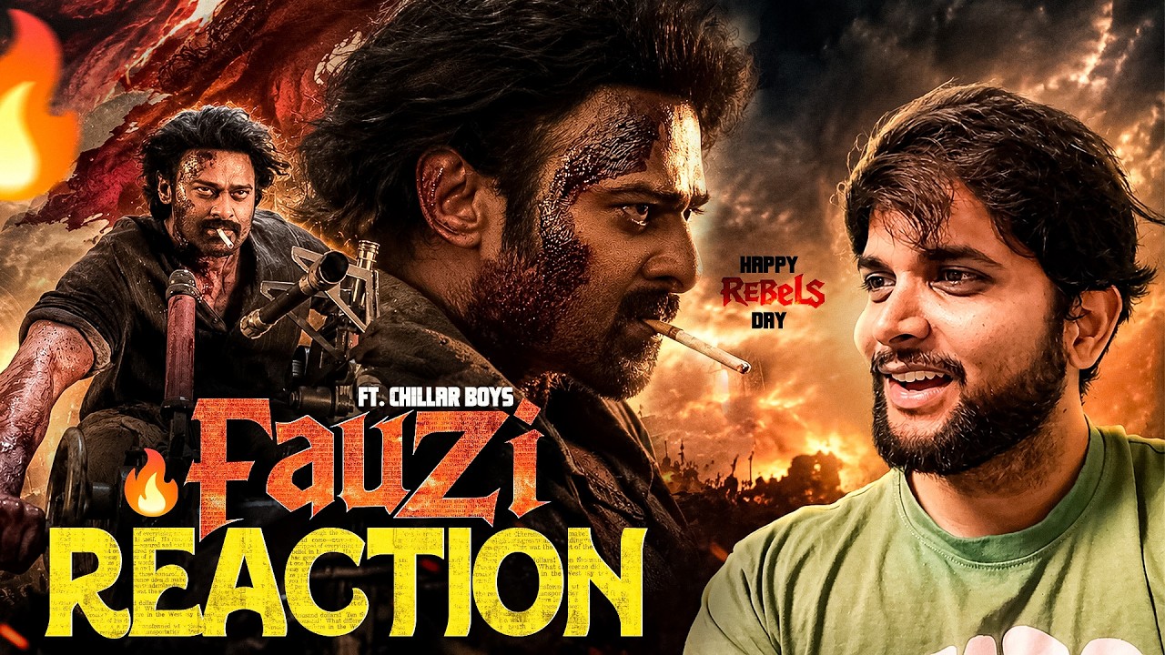 Reacting to Fauzi trailer ft.Chillarboys #prabhas #fauzimovie #telugu #rebels #rebel #movie