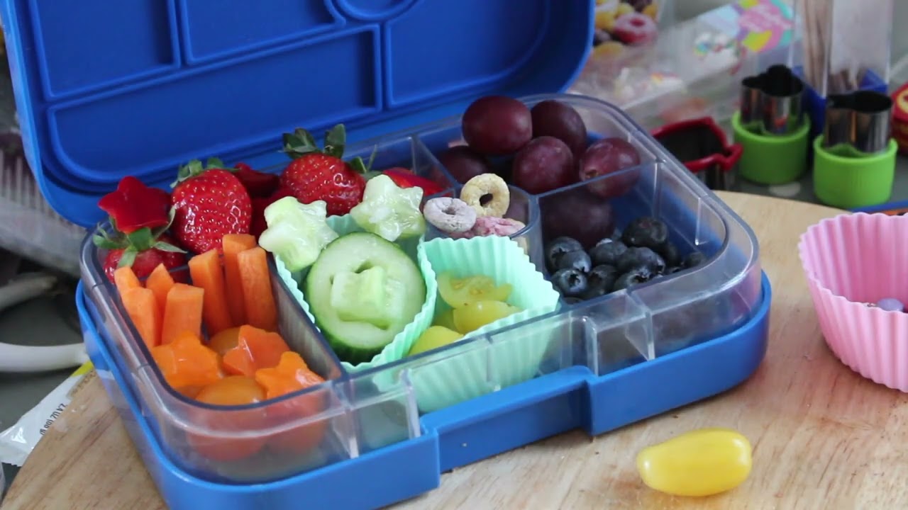 RAINBOW lunch box idea for back to school HEALTHY SNACK IDEAS | Lunchbox World