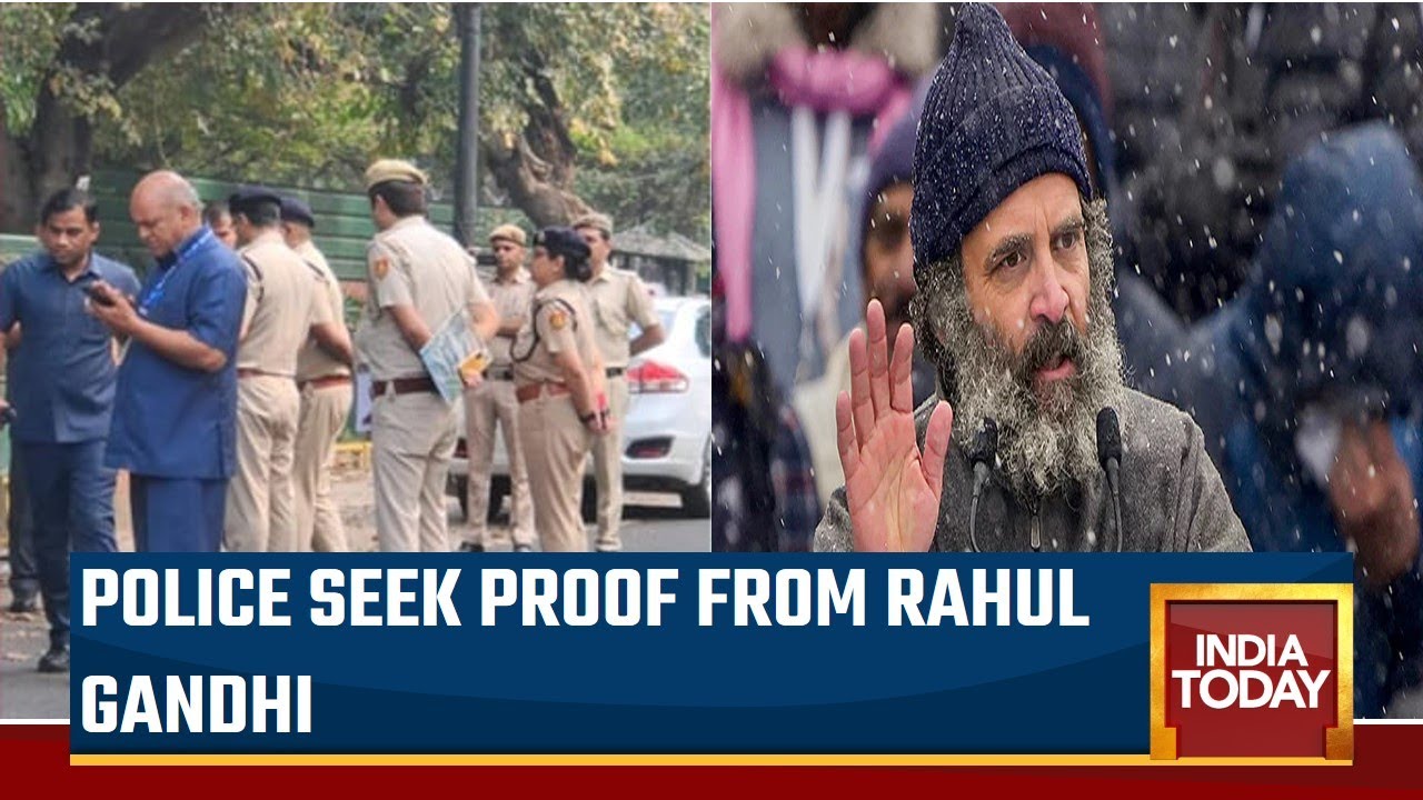 Delhi Police Reaches Rahul Gandhi's Residence Over His 'Sexual Assault' Remarks In Srinagar