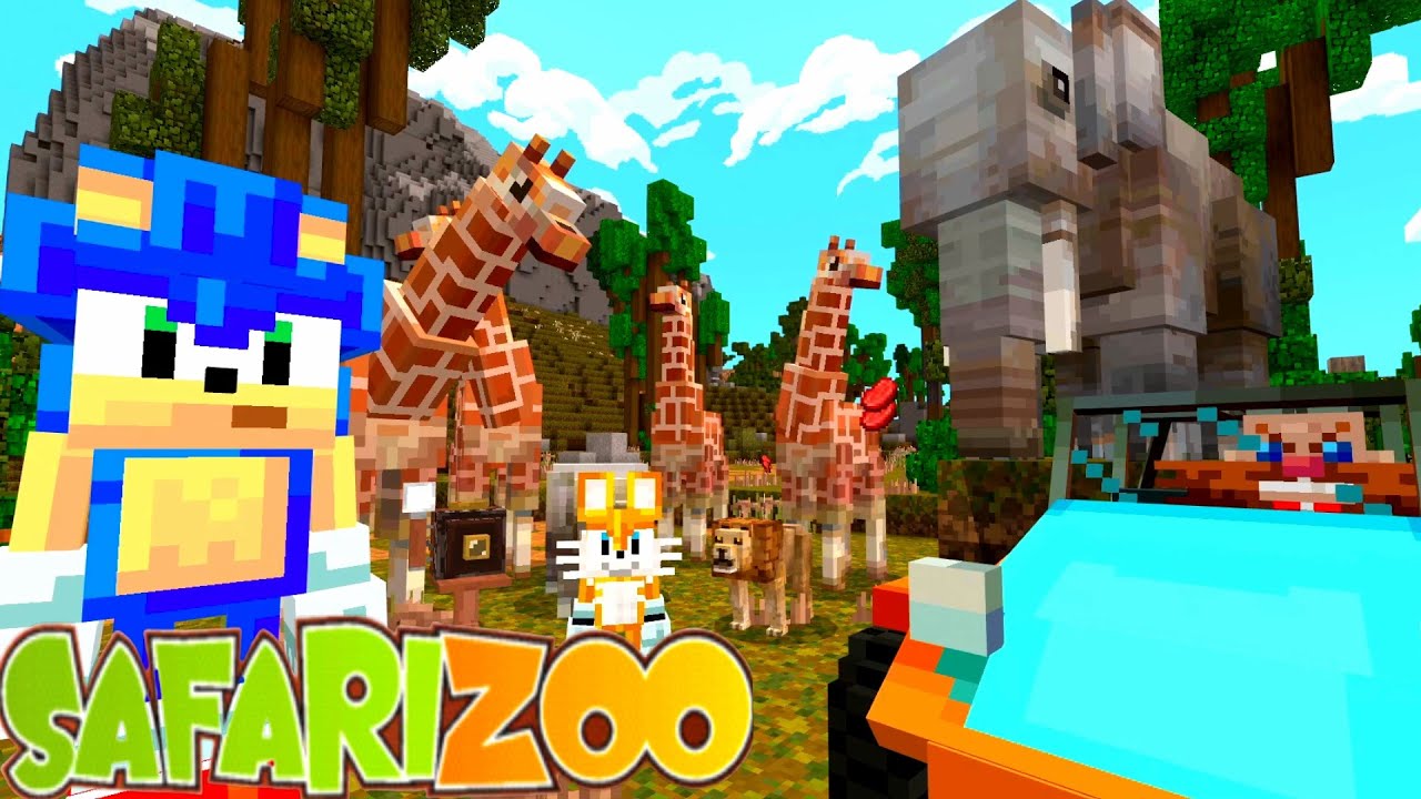 Sonic's SAFARI ZOO Adventure! | Minecraft Sonic And Friends | [50]