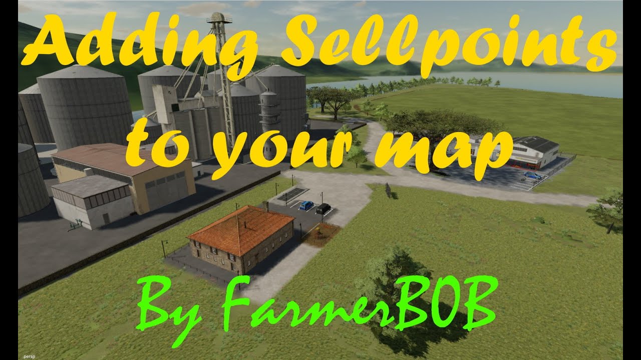 How to add Sell Points to your map in Giants Editor FS22