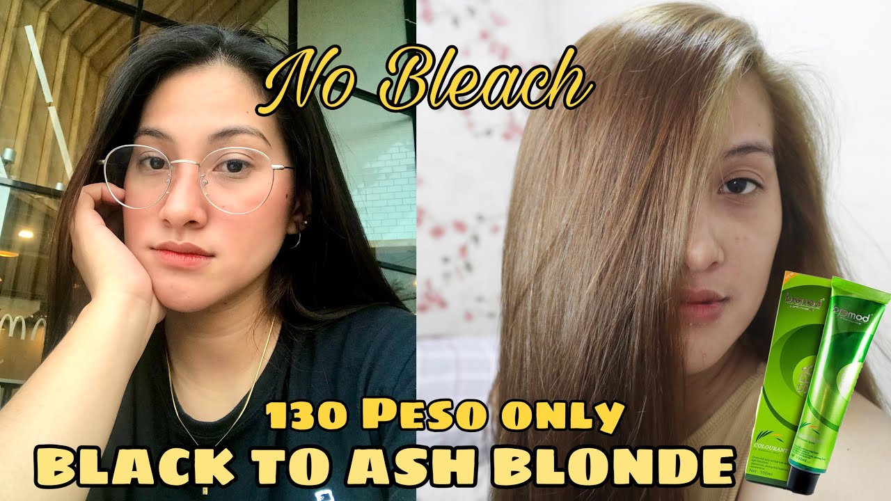 TIPID DIY HAIR COLOR ASH BLONDE | NO BLEACH !!