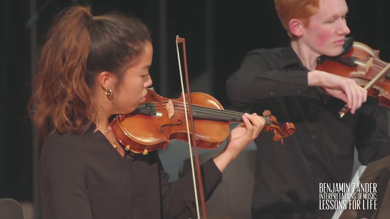 Haydn: String Quartet, op. 76, no. 5 - 1st movement (Benjamin Zander - Interpretation Class)