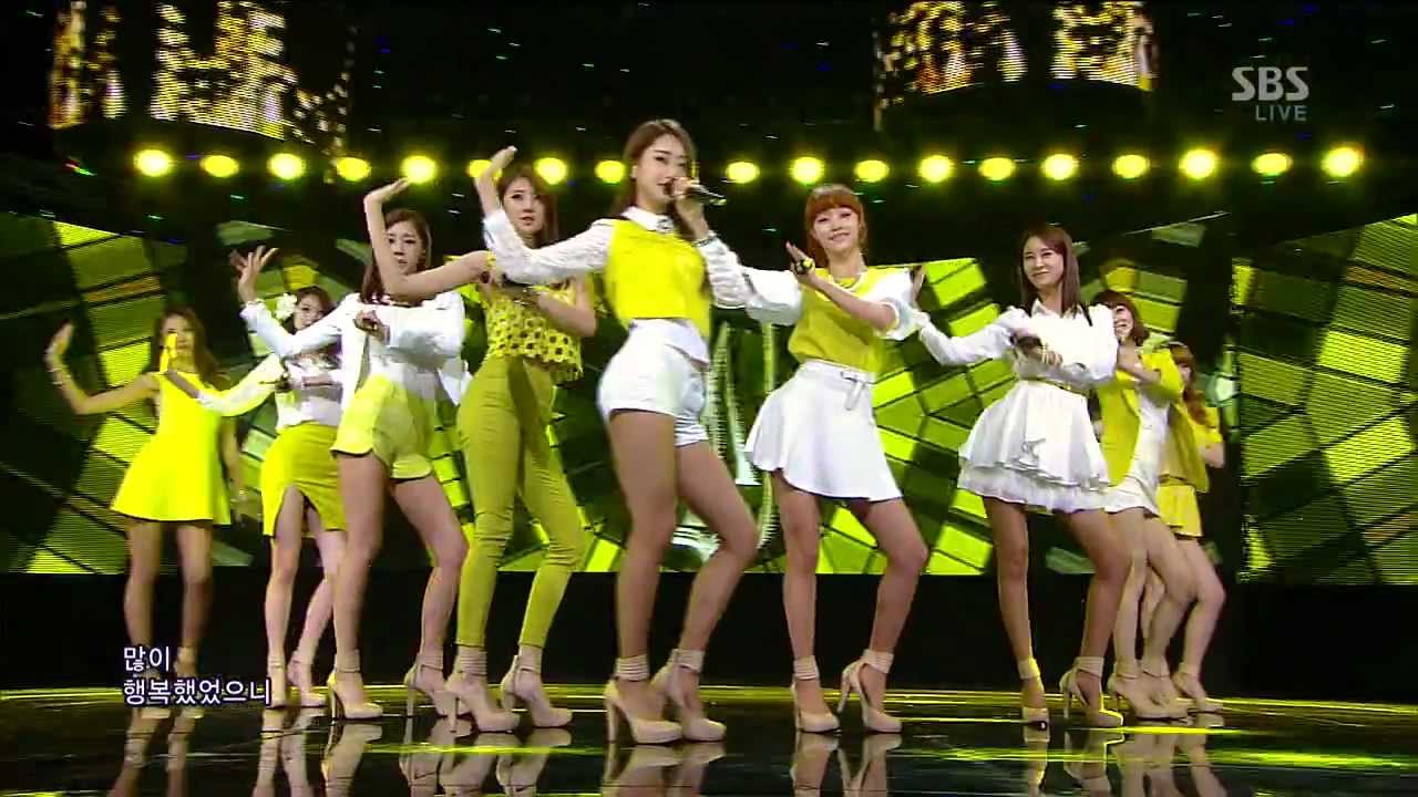 Девять муз (9 муз) [Куклы] @SBS Inkigayo Популярная песня 20130317