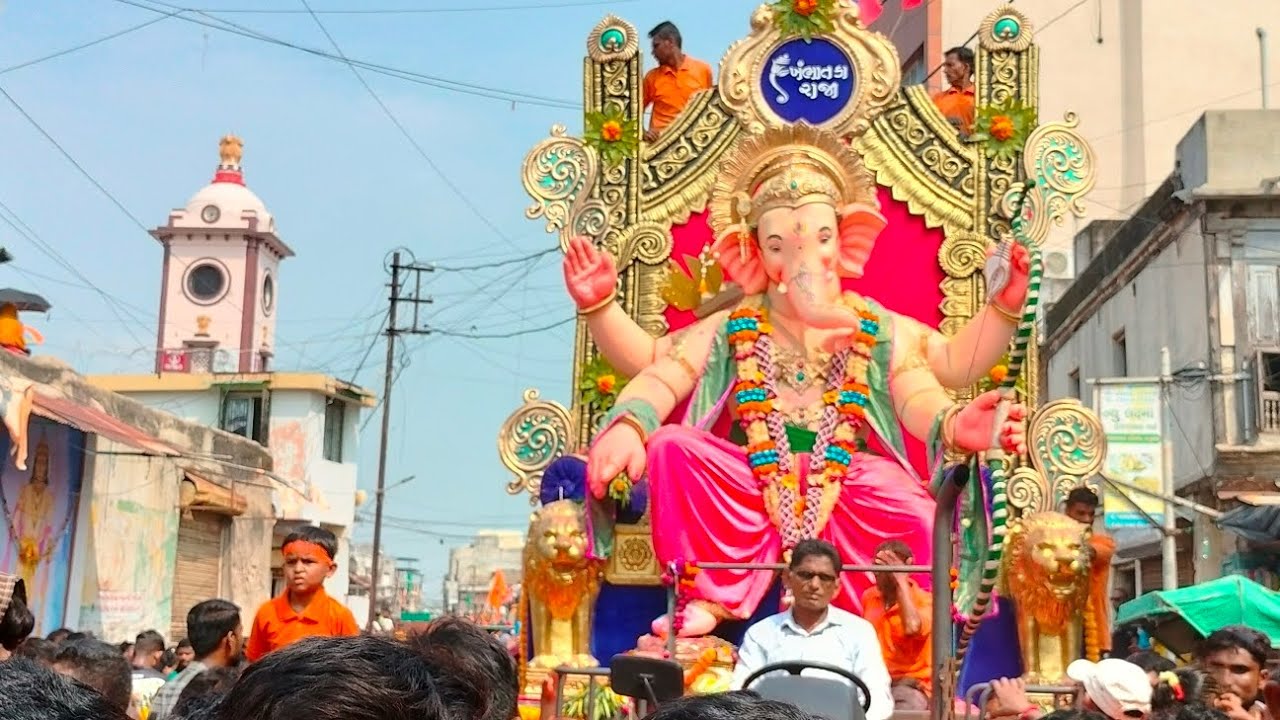 🚩khambhat ka raja 🚩 વિસર્જન શોભાયાત્રા વર્ષ 53 (2k23) ખારવા સમાજ