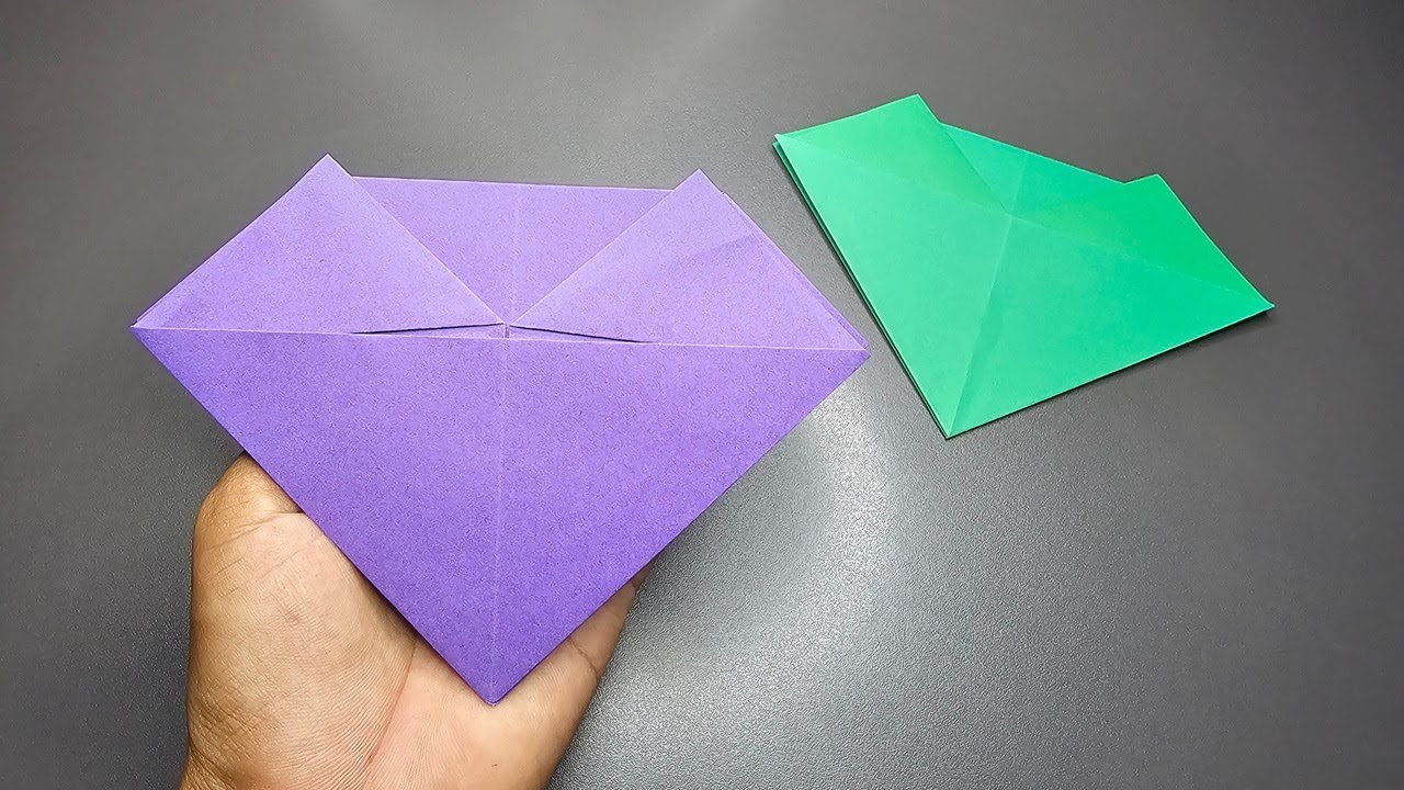 Origami heart envelope easy | origami heart envelope craft | BTB Paper