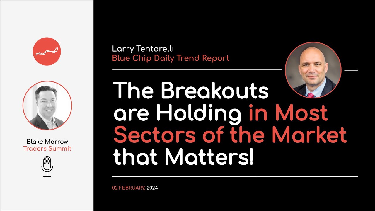 The Breakouts are Holding in Most Sectors of the Market that Matters!