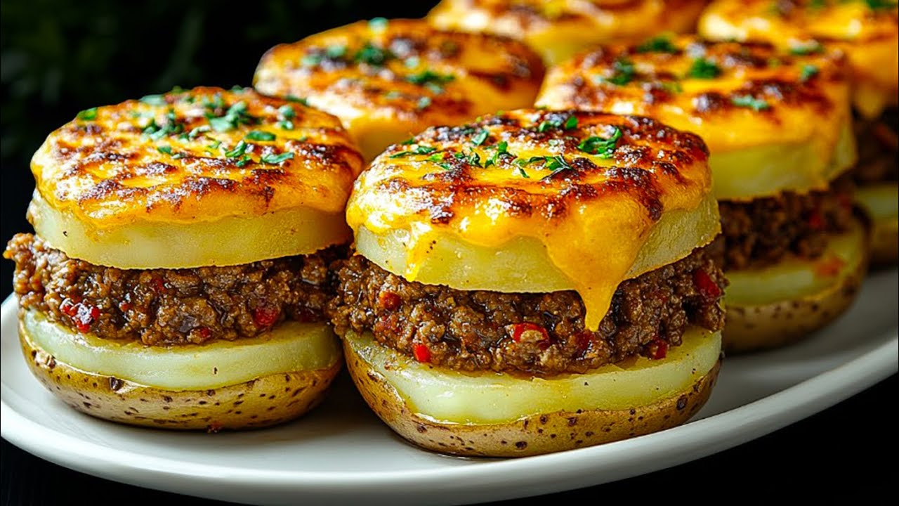 Haben Sie Kartoffeln und etwas Hackfleisch? Dieses schicke Gericht wird jeden sofort beeindrucken!