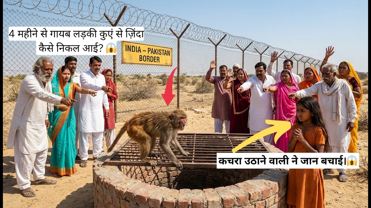 कचरा उठाने वाली लड़की, 4 महीने तक बंदर कुएँ के पास चिल्लाता रहा… सच सामने आया तो सारा गांव हैरान रह