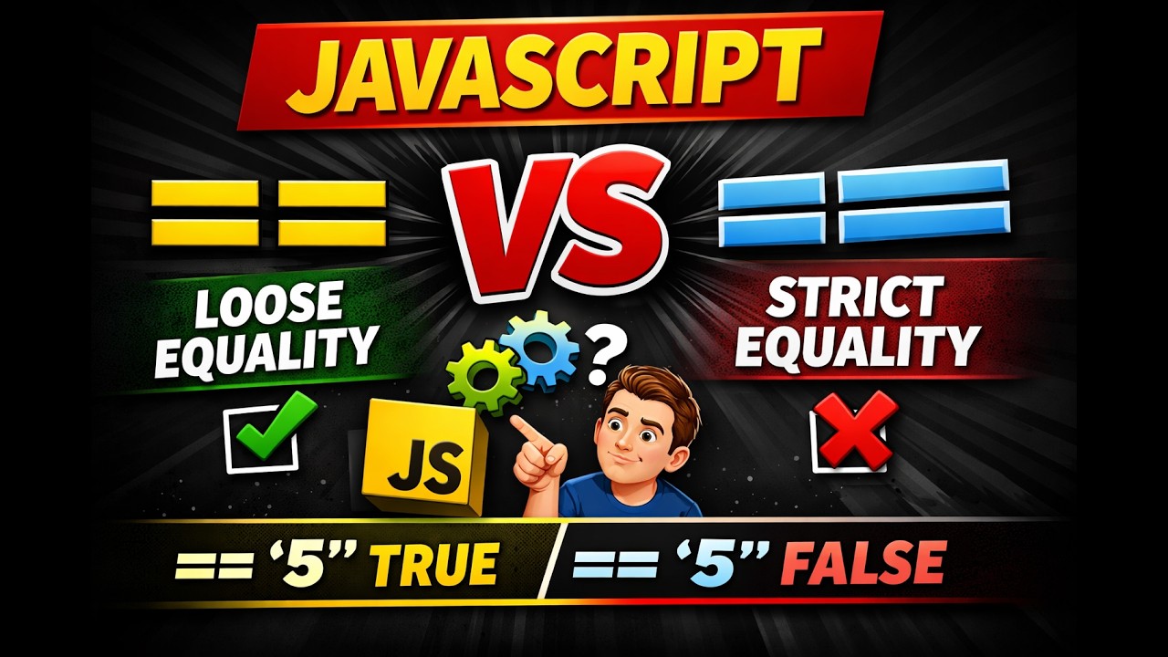 JavaScript Comparison Operators: == vs === Explained Clearly! 🚀