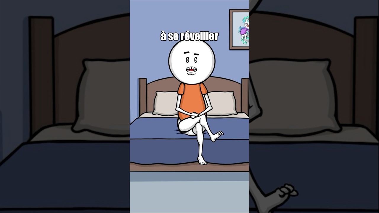 @jbinobile - Les gens qui mettent plusieurs r&eacute;veils ⏰ #shorts #animation #humour #drole #sketch