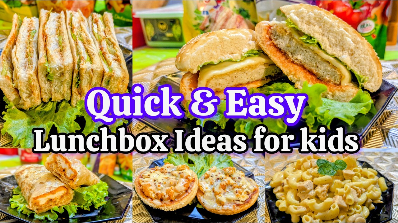 Busy Morning Routine | Easy Lunch Box Ideas for Kids (School Days)