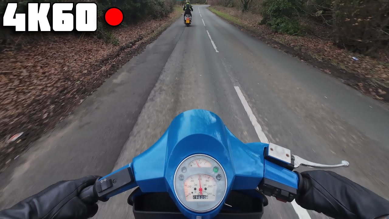 [RAW] Vespa PX Winter Ride | 4K 60FPS