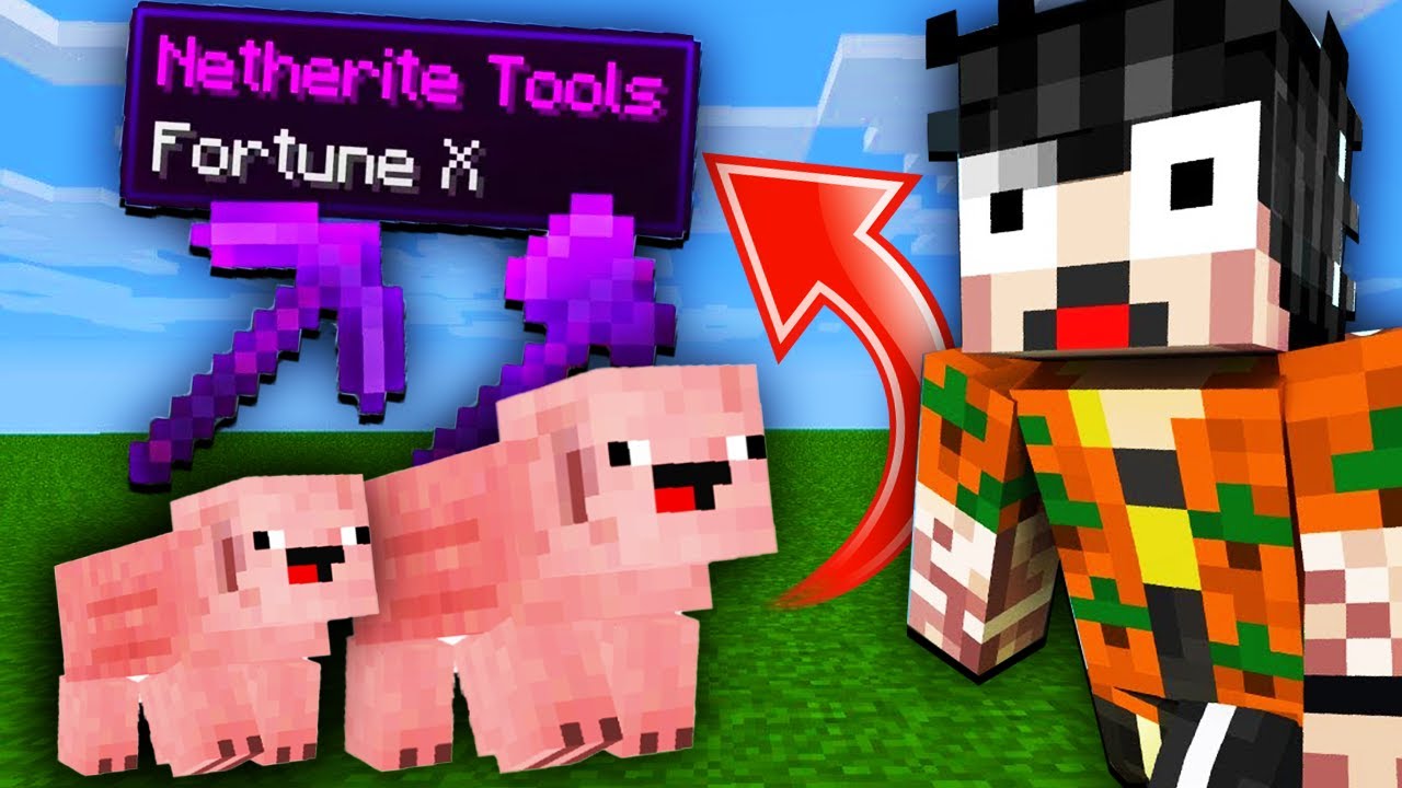 Minecraft ΑΛΛΑ τα ΓΟΥΡΟΥΝΙΑ δίνουν OP ITEMS!!