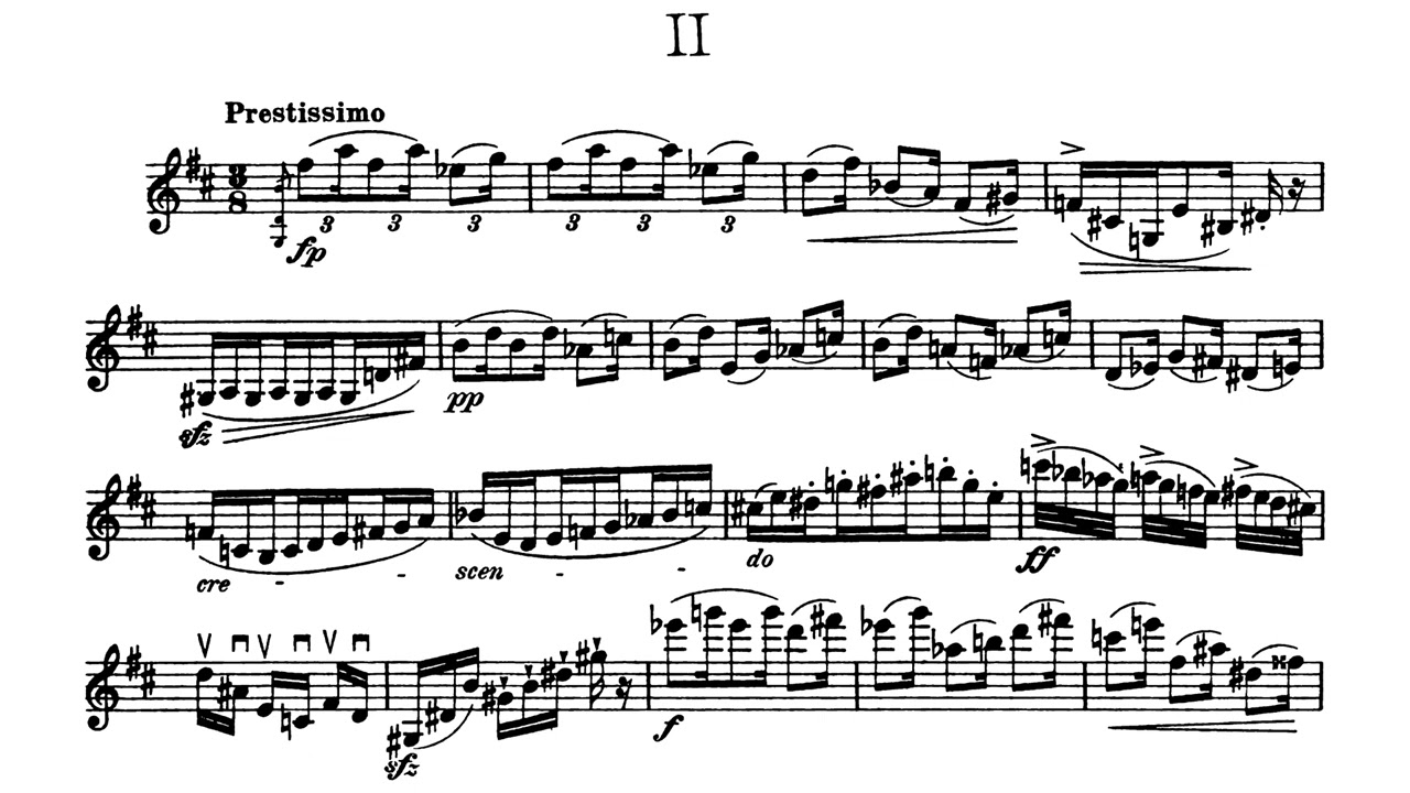 Sonata for Solo Violin Op.13 By Philipp Jarnach (with Score)