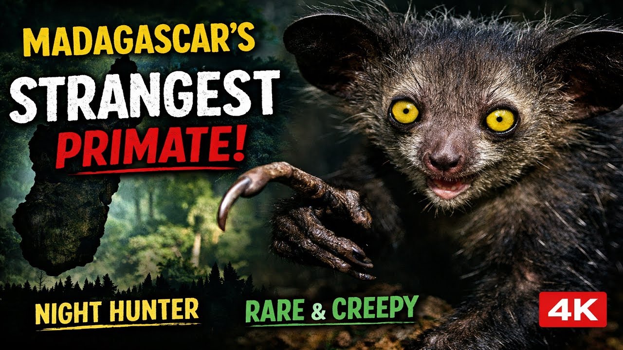Aye-Aye: Madagascar’s Strangest Primate | Nature’s Darkest Mystery (4K Documentary)