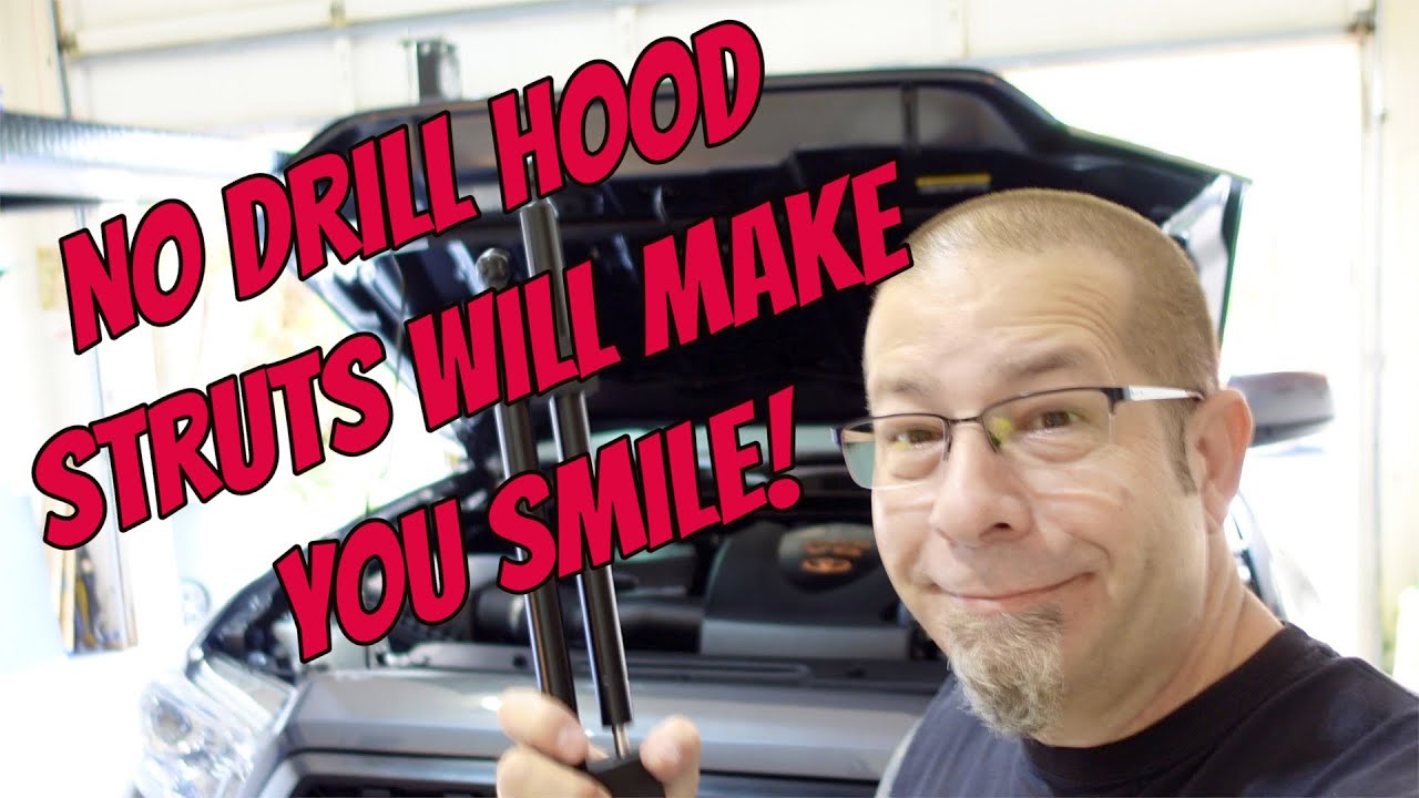Простые стойки капота Toyota Tacoma без сверления