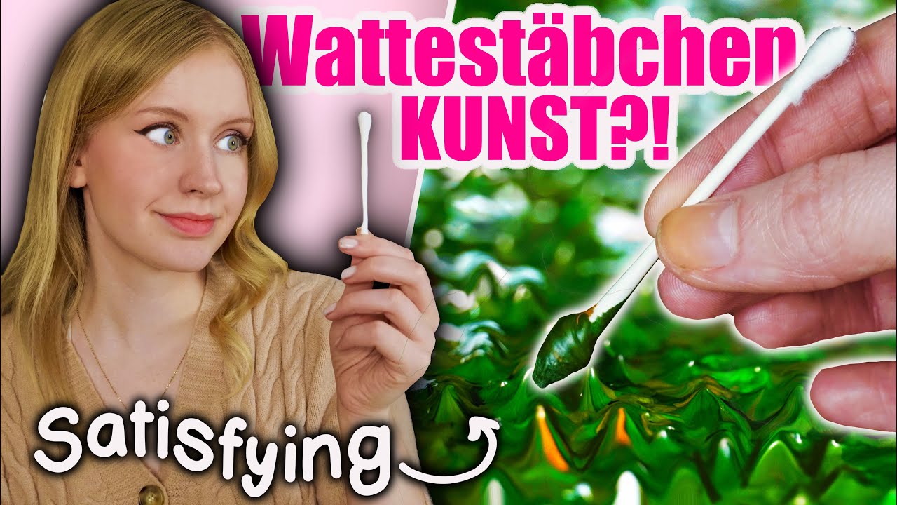Mit WATTEST&Auml;BCHEN Ein Kunstwerk Tupfen?! - Ist das Pointillismus, oder kann das weg?