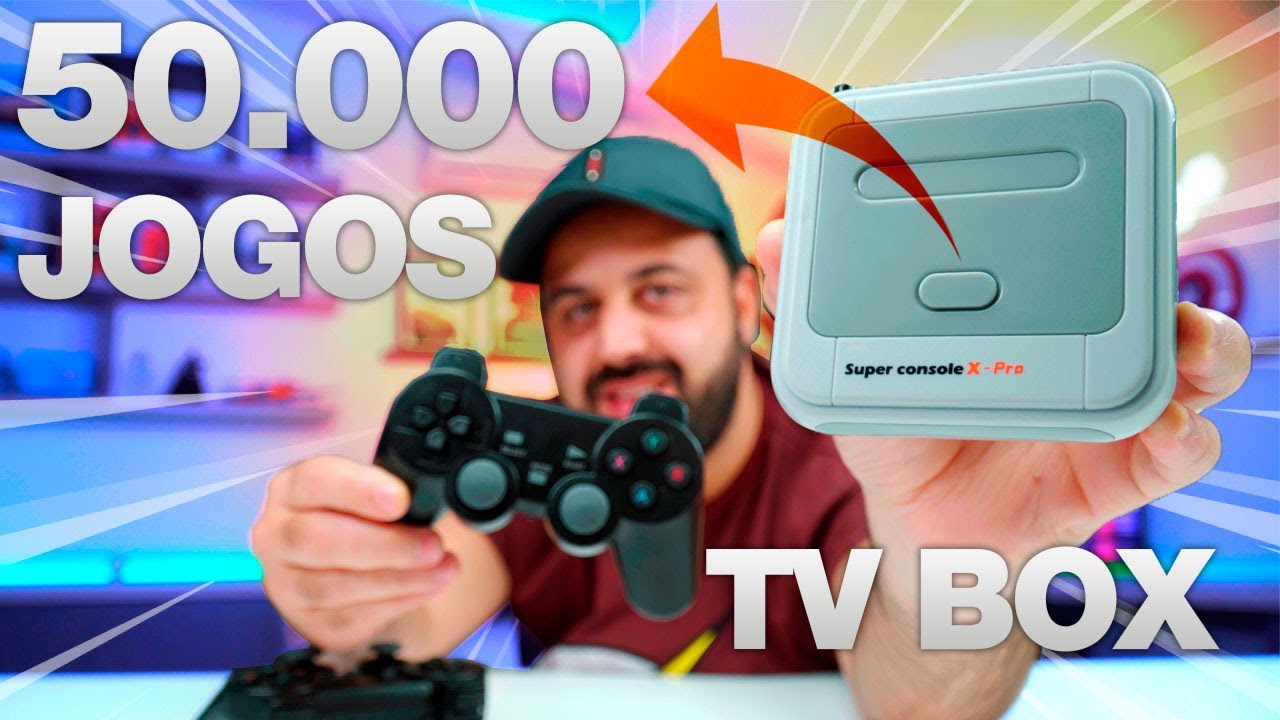Conheça o SUPER CONSOLE X PRO com 50 MIL JOGOS