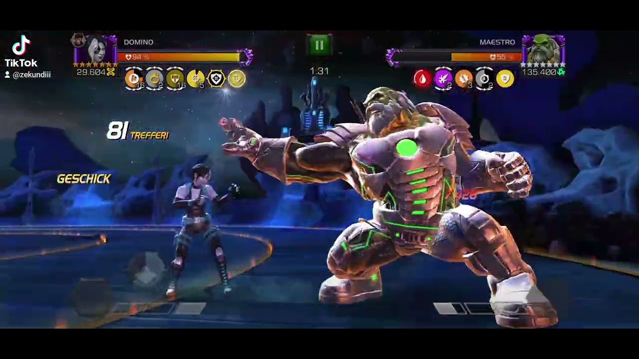Domino vs. Maestro | RAID | Marvel Contest of Champions
