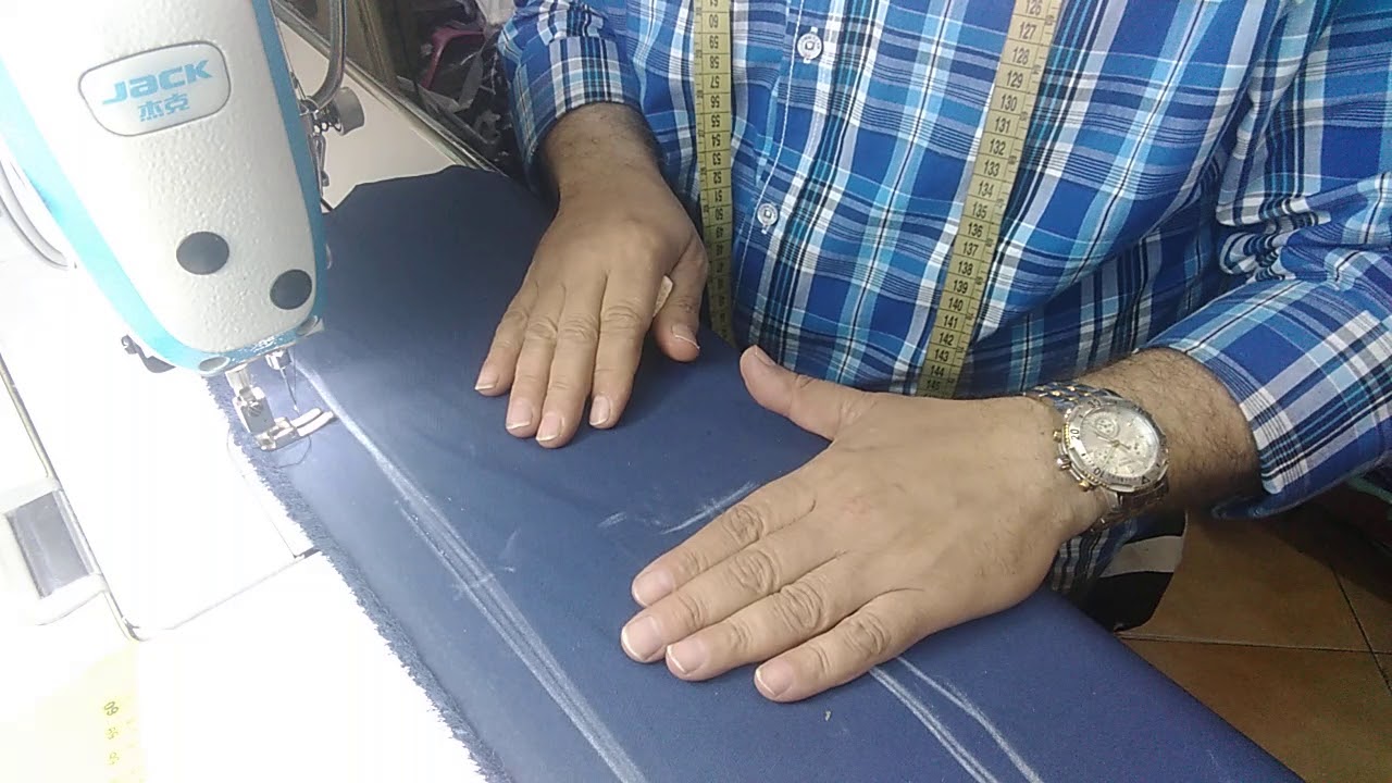 كيفية تحديد بنسة الظهر وكذلك السوستة السحرية فى الفستان السواريه(1)