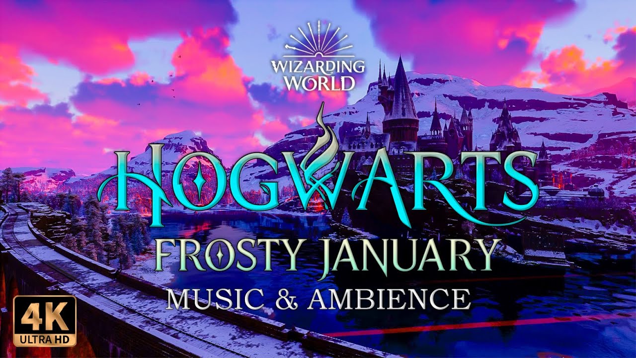 ❄️ JANUARY at HOGWARTS: Silence & Grandeur | Harry Potter  Music & Ambience 4k