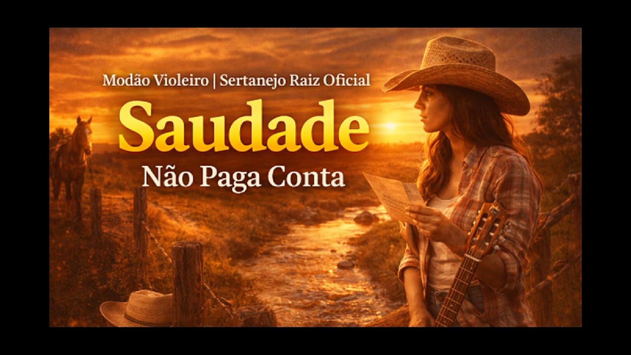 Saudade Não Paga Conta  | Modão Violeiro | Sertanejo Raiz Oficial